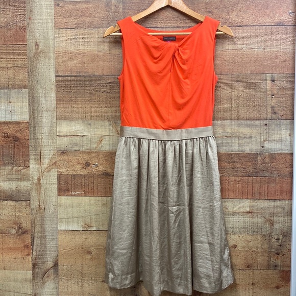 Vince Camuto Dresses & Skirts - Vince Camuto Orange & Gold Dress